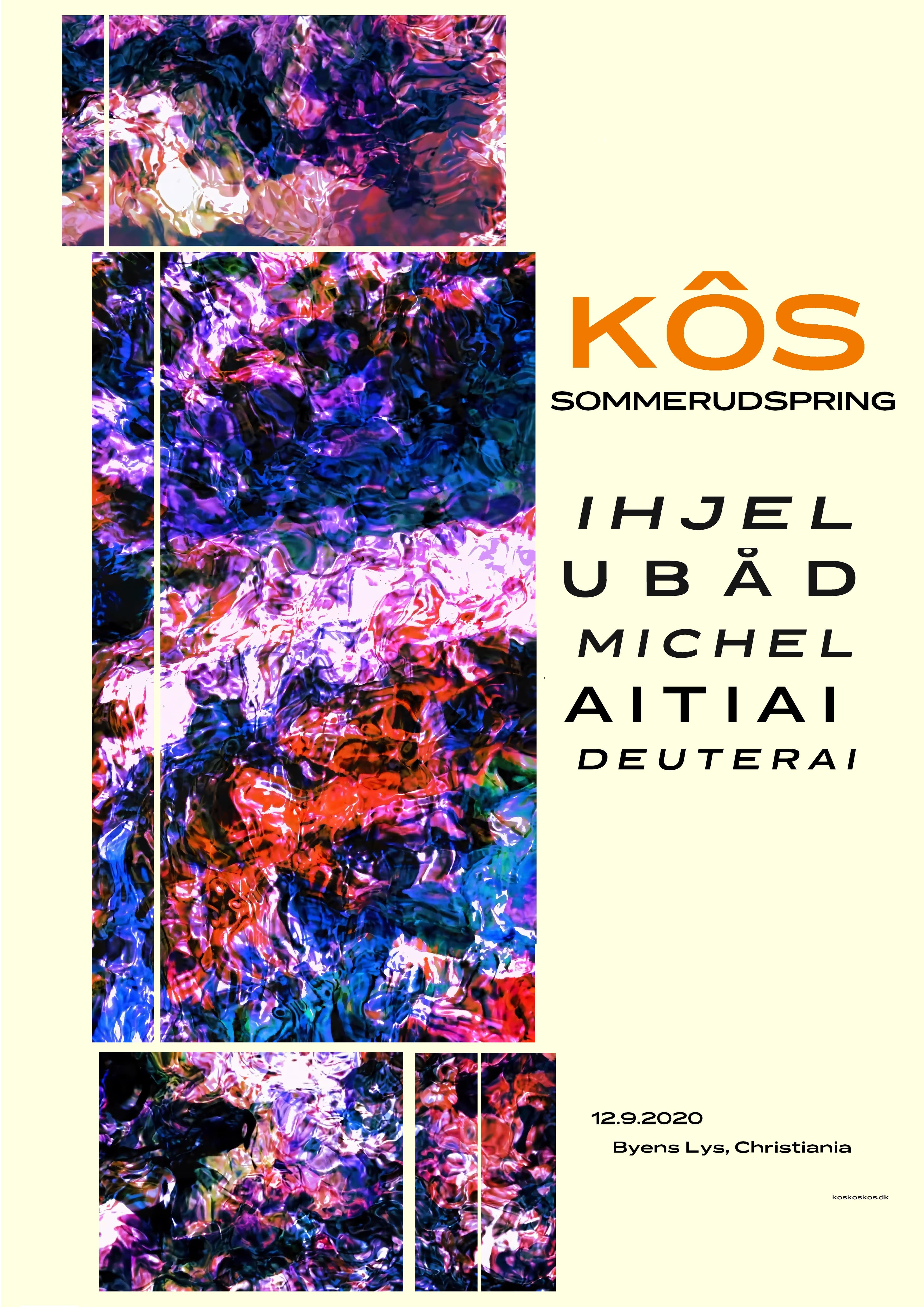 KÔS Sommerudspring — gig poster